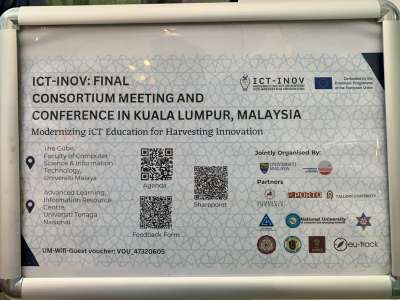 Họp dự án ICT-INOV định kỳ lần thứ 6 từ ngày 9-11/01/2024 tại Kuala Lumpur